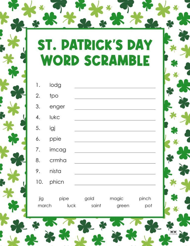 Word scrambles